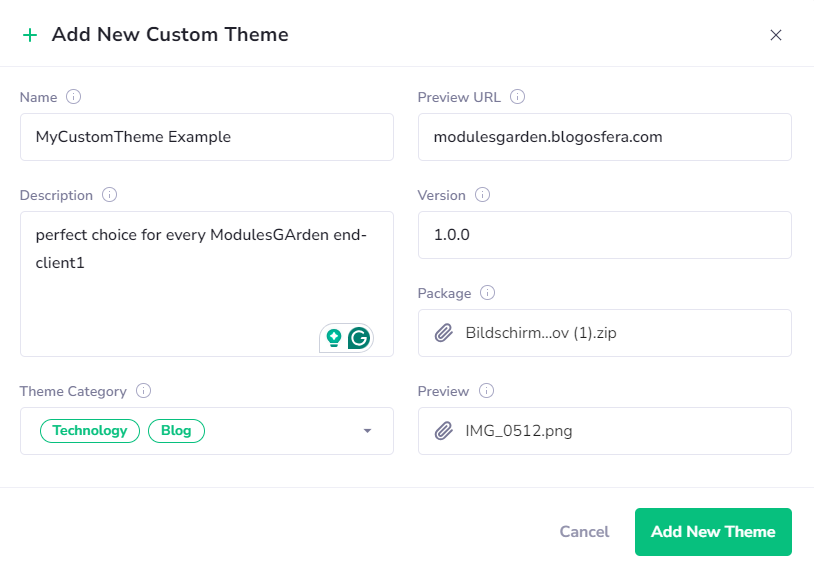 Custom plugins - PanelAlpha Documentation